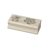 Niedlicher koala schwingender Cartoon Illustration Gummistempel (Stempel)