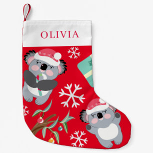 Niedlicher Koala Strumpf Kleiner Weihnachtsstrumpf