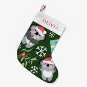 Niedlicher Koala Strumpf Kleiner Weihnachtsstrumpf (Vorderansicht (hängend))
