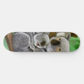 Niedlicher Koala und Baby Skateboard (Horizontal)