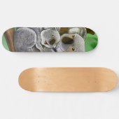 Niedlicher Koala und Baby Skateboard (Horizontal)