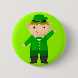 Niedlicher Kobold Button