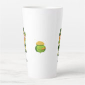 Niedlicher Kobold, Kalligraphie und Goldtopf Milchtasse (Vorderseite)