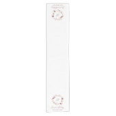 Niedlicher Koch Bäckerei Zuhause Made Cakes Süßigk Kurzer Tischläufer (Vorderseite)