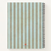 Niedlicher Koch Bärenfarbe Notizblock (Rückseite)