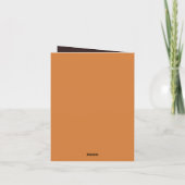 niedlicher Koch Cook Panda danken Ihnen, Text hinz Dankeskarte (Rückseite)