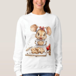 Niedlicher Koch der Weihnachtsmäuse Sweatshirt