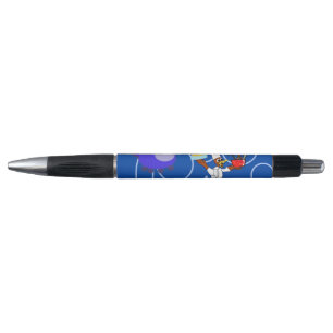 Niedlicher Koch Ducky Kazoo Blue Circles Kugelschreiber