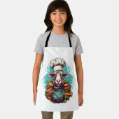 Niedlicher Koch Funny Sheep Adorable Animal Graphi Schürze (Insitu)