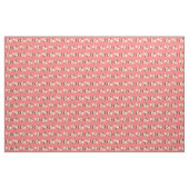 Niedlicher Koch im Hintergrund eines roten Karos Stoff (Yard (91,4 cm))