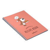 Niedlicher Koch Koch Dog Welpe Familie Rezept Buch (Rechte Seite)