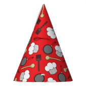 Niedlicher Koch Kochen Kinder 1 Geburtstag Party Partyhütchen (Links)