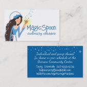 niedlicher Koch Kochmärchen Visitenkarte (Vorne/Hinten)