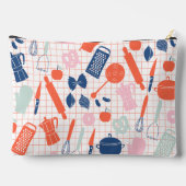 Niedlicher Koch Kosmetiktüte Zubehörtasche (Rückseite)