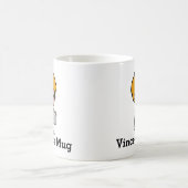 Niedlicher Koch mit Bow-Krawatte und Serviertablet Kaffeetasse (Mittel)