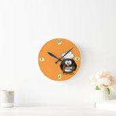 Niedlicher Koch Pinguin - Uhr (Zuhause)
