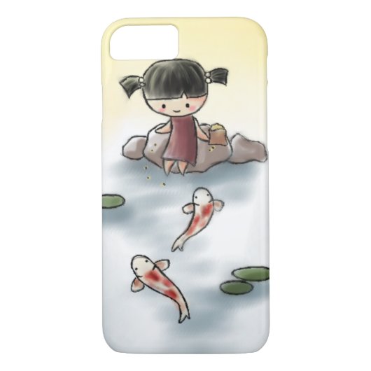 Niedlicher Koi iPhone 7 Fall Case-Mate iPhone Hülle (Rückseite)