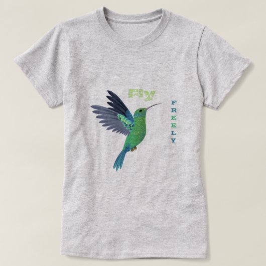 Niedlicher Kolibri-T - Shirt (Design vorne)