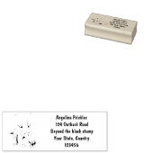 Niedlicher komischer Aardvark-Cartoon Gummistempel (Stempel)