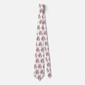 Niedlicher komischer Aardvark-Cartoon Krawatte (Vorderseite)