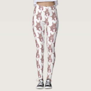Niedlicher komischer Aardvark-Cartoon Leggings