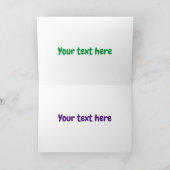 Niedlicher Konfitüre Cartoon Musiker Spaß Karte (Innenseite)