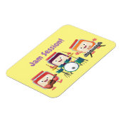 Niedlicher Konfitüre Cartoon Musiker Spaß Magnet (Linke Seite)