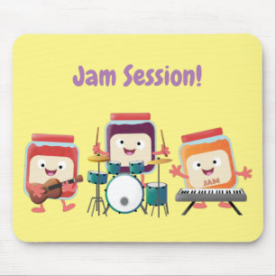Niedlicher Konfitüre Cartoon Musiker Spaß Mousepad