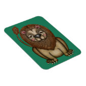 Niedlicher König der Bestie Löwe Magnet (Rechte Seite)