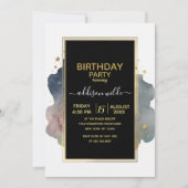 Niedlicher König Löwen schlafend auf dem Mond Einladung (Vorderseite)