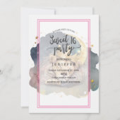 Niedlicher König Löwen schlafend auf dem Mond Einladung (Vorderseite)