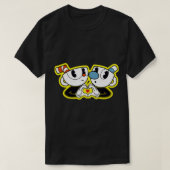 Niedlicher Kopfkopf und Mugman Premium T-Shirt (Design vorne)