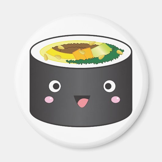 Niedlicher koreanischer Gimbap Magnet (Vorne)