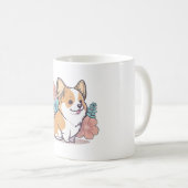 niedlicher Korgi Kaffeetasse (VorderseiteRechts)
