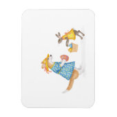 Niedlicher Korgi und gemeinsamer Ostermagnet Magnet (Vertikal)