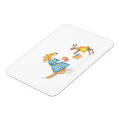 Niedlicher Korgi und gemeinsamer Ostermagnet Magnet (Linke Seite)