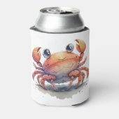 Niedlicher Krabbenbehälter Dosenkühler (Kanne Rückseite)