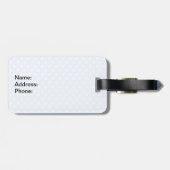 Niedlicher Kraken-Cartoon Gepäckanhänger (Rückseite horizontal)