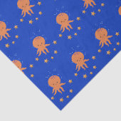 Niedlicher Kraken Cartoon Seidenpapier (Detail)