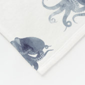 Niedlicher Kraken Fleecedecke (Ecke)