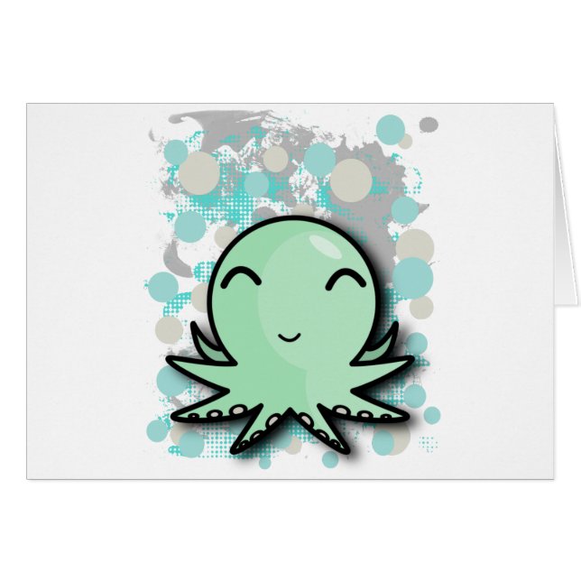 niedlicher Krakenentwurf (Vorderseite (Horizontal))