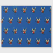 Niedlicher Krampf Geschenkpapier (Flach)