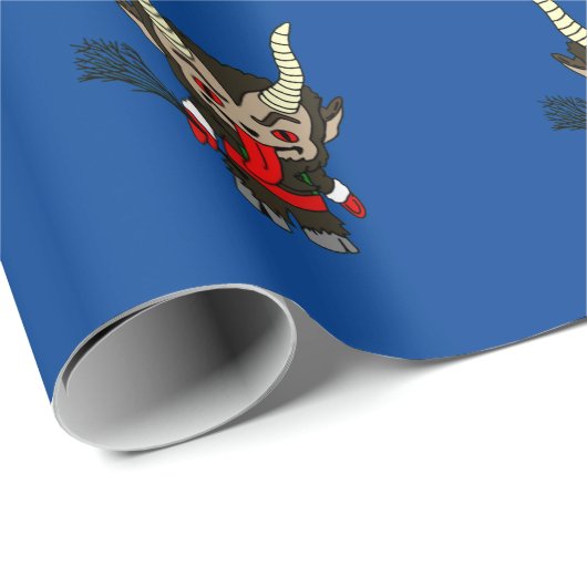 Niedlicher Krampf Geschenkpapier (Rolleneckpunkt)