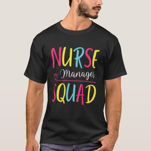 Niedlicher Krankenpfleger-Manager Squad Niedliche T-Shirt (Vorderseite)