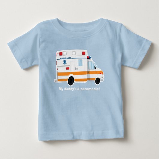 Niedlicher Krankenwagen-T - Shirt - Baby - (Vorderseite)