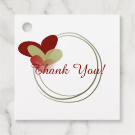 Niedlicher Kranz mit Herz Geschenkanhänger