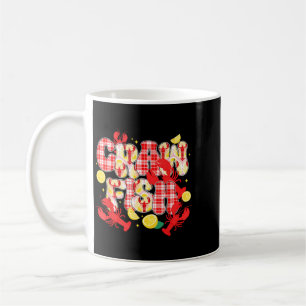 Niedlicher Krebs-Koch-Cajun-Meeresfrüchte-Festival Kaffeetasse