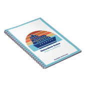 Niedlicher Kreuzfahrtschiff Familienreise Sonnenun Notizblock (Rechte Seite)