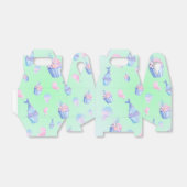 niedlicher Kuchen Süße Meerjungfrau Geburtstagspar Geschenkschachtel (Ungefaltet)