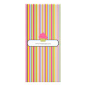 Niedlicher Kuchen- und Backhackkarte Werbekarte (Hinten)